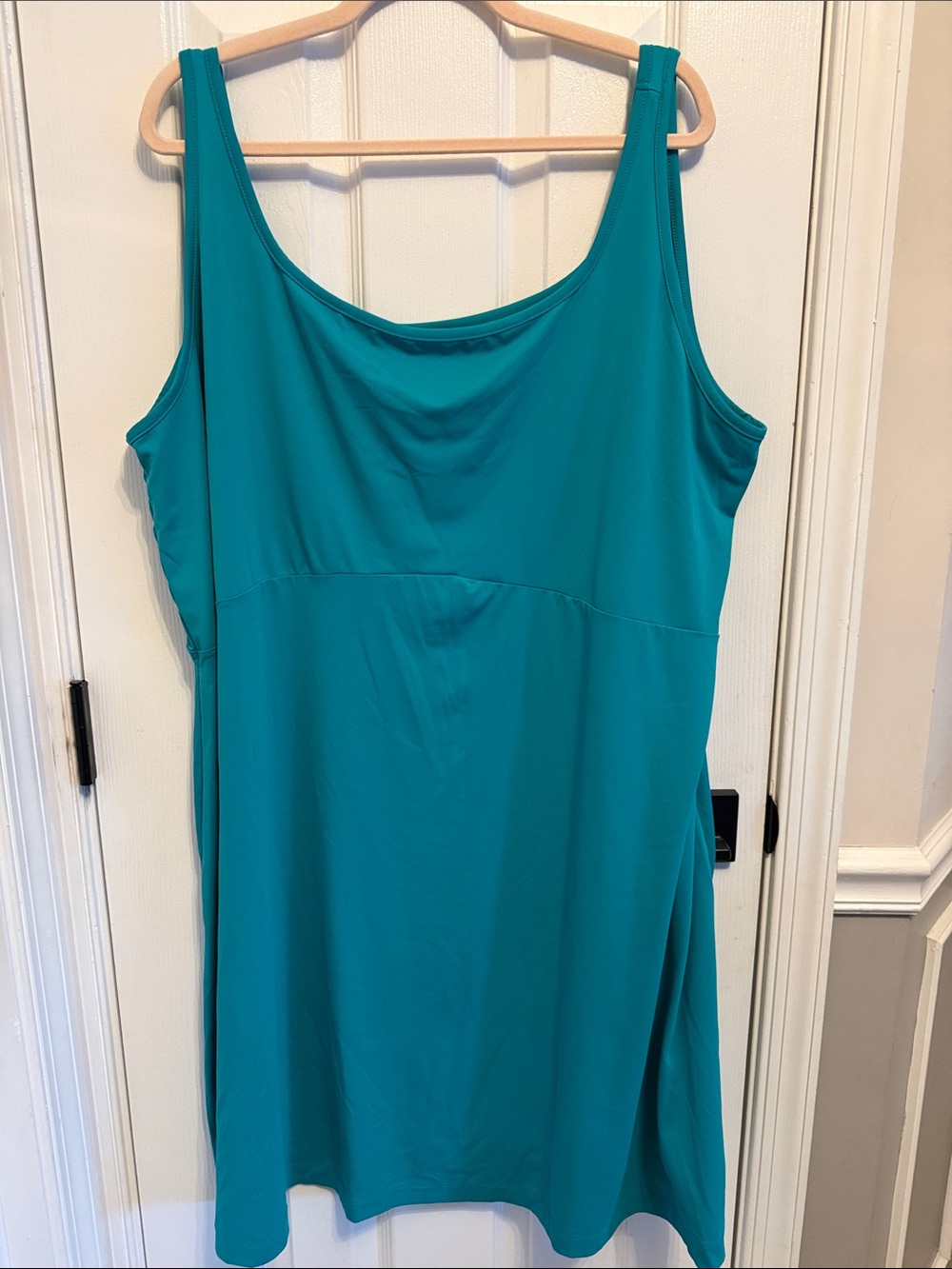 Columbia Women’s PFG Omni Cool Teal Quick Dry Sun Protection Tank Dress Sz 3X
